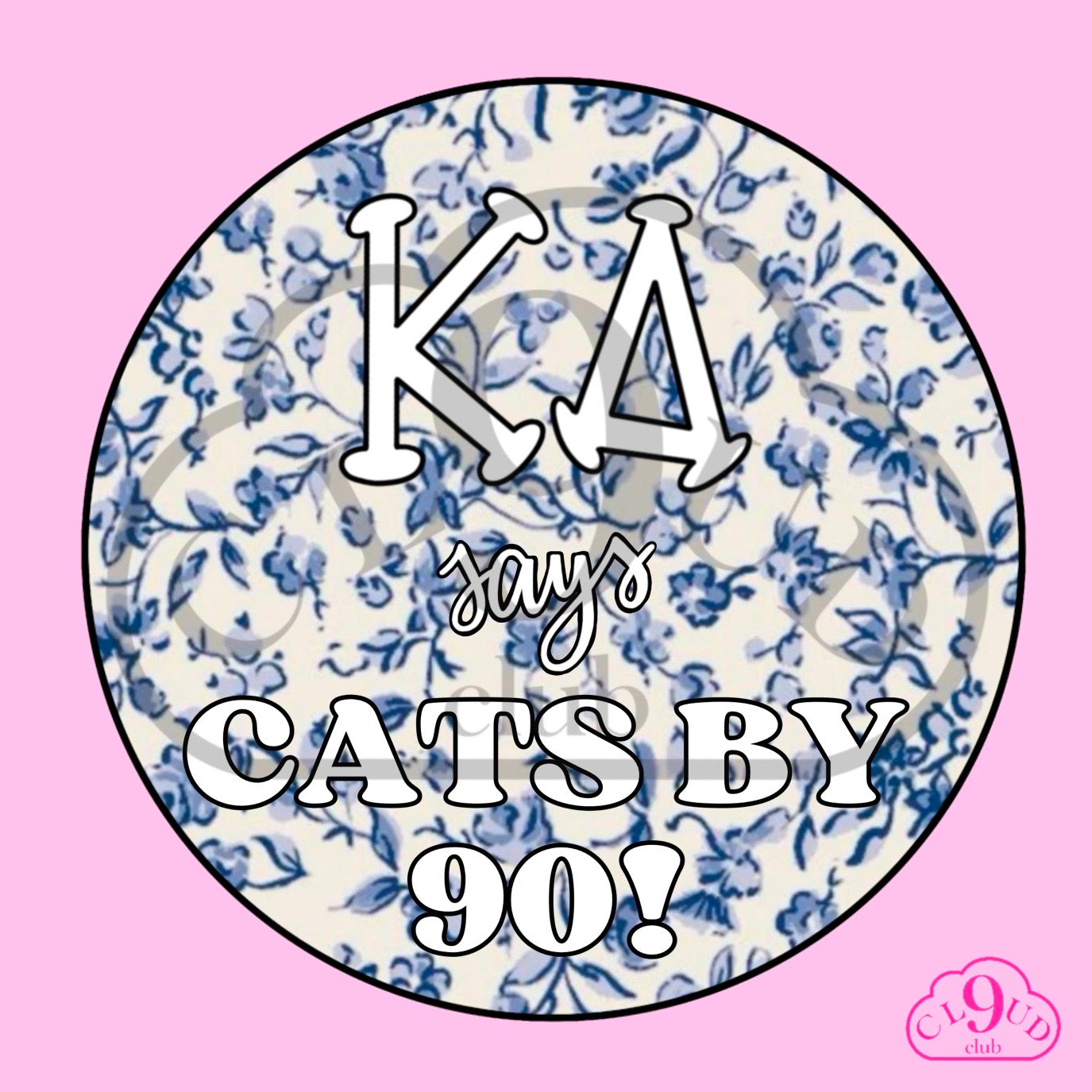 ΚΔ says cats by 90 button