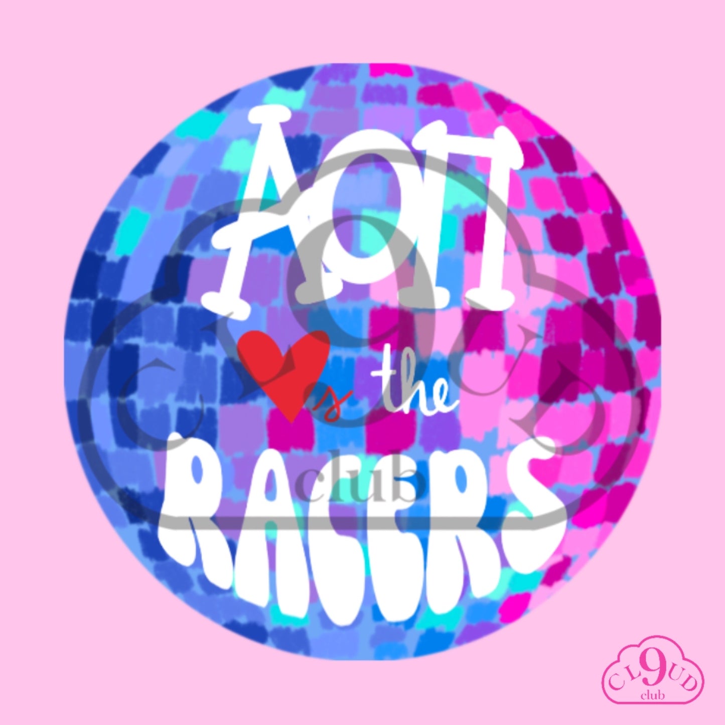 ΑΟΠ loves the racers disco button