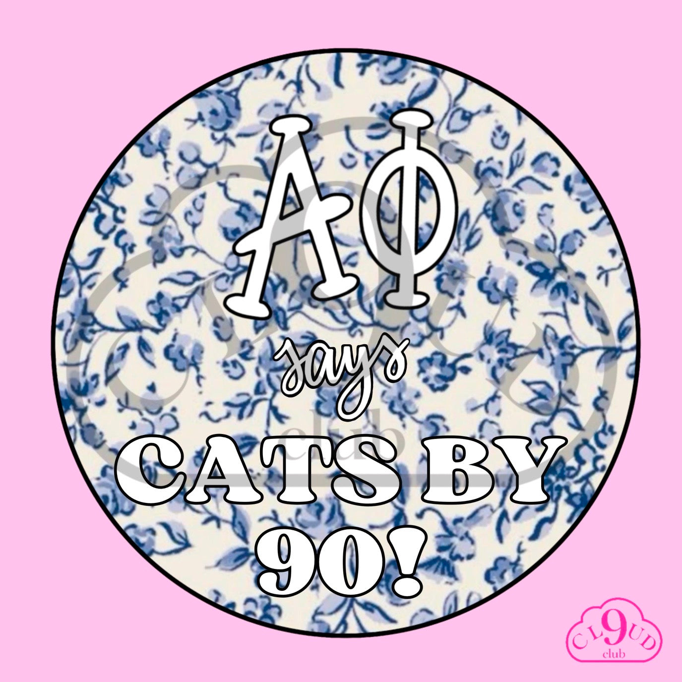 ΑΦ says cats by 90 button