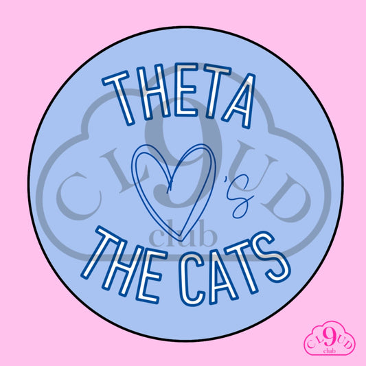 theta loves the cats button