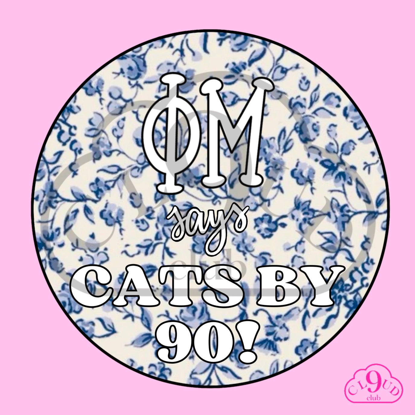 ΦΜ says cats by 90 button