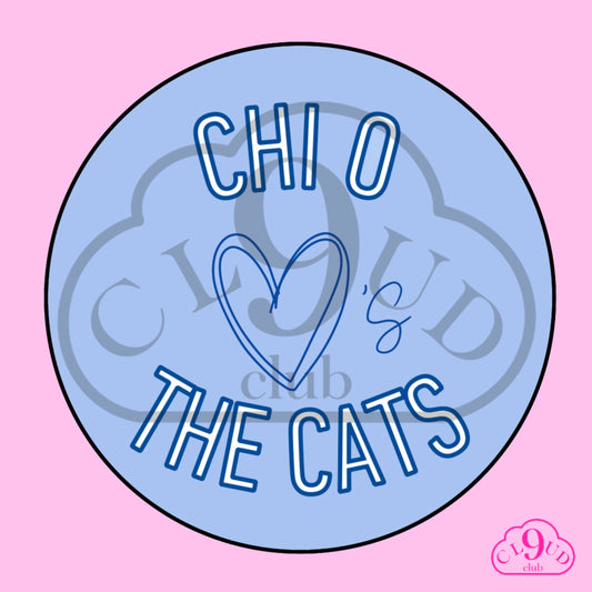 chi o loves the cats button