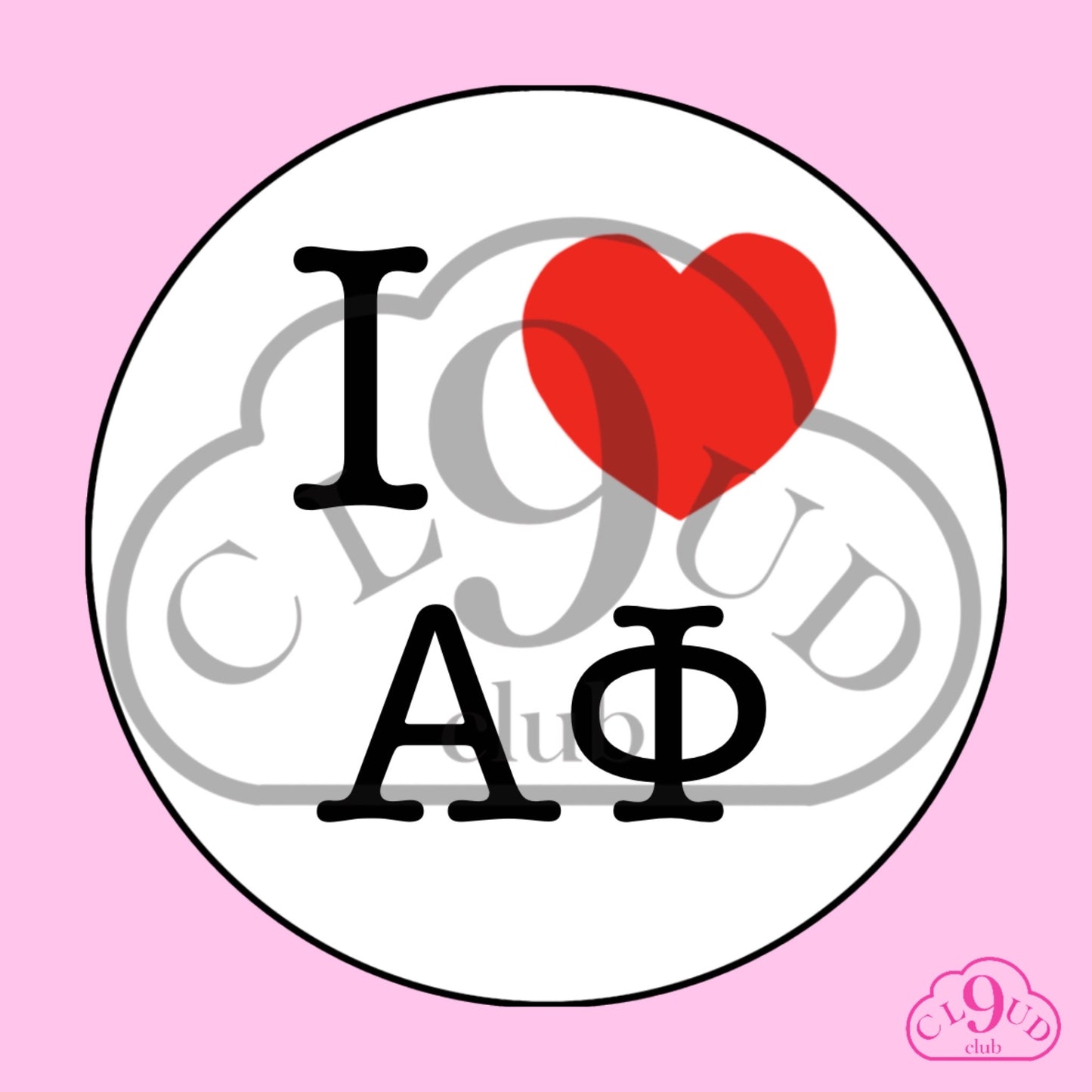 i heart ΑΦ button