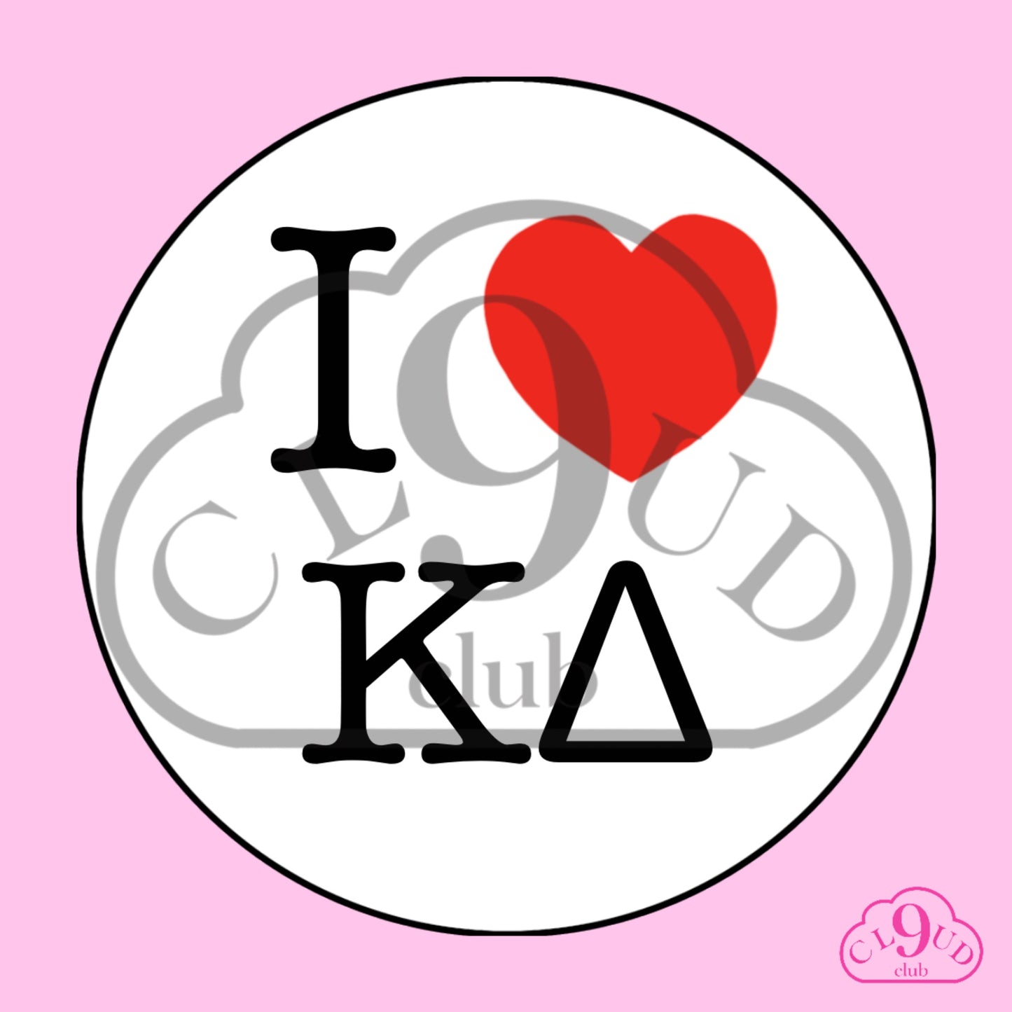 i heart ΚΔ button