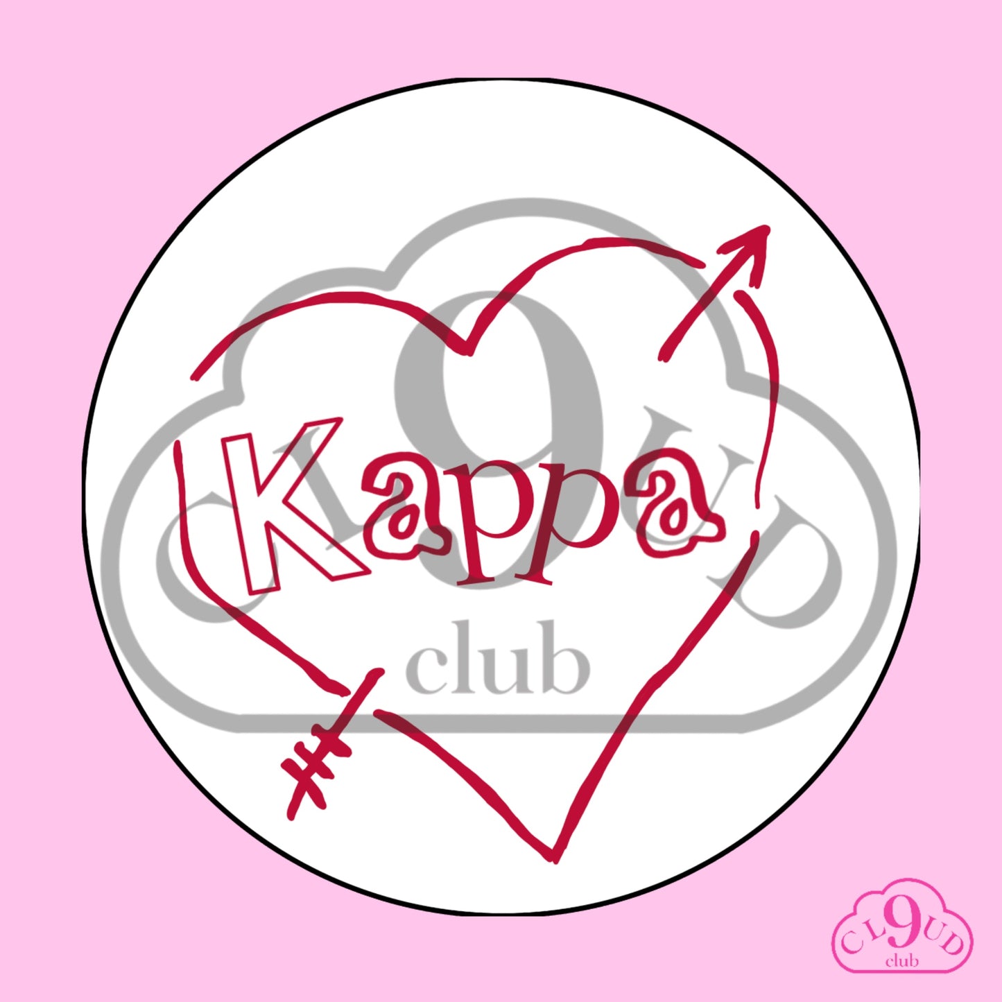 kappa heart arrow button