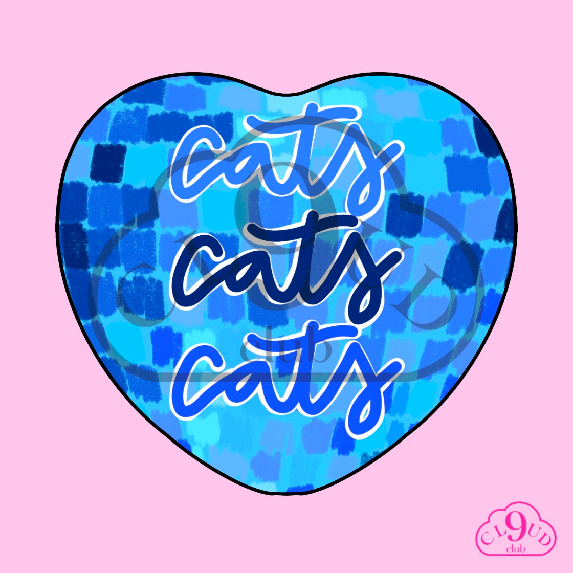 cats cats cats button