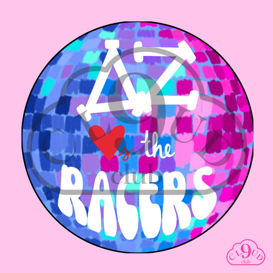 ΔΖ loves the racers disco button