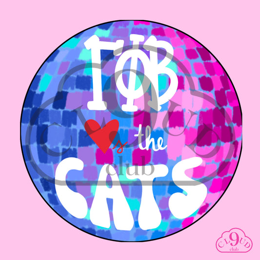 ΓΦΒ loves the cats disco button