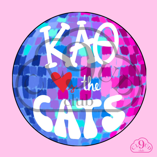 ΚΑΘ loves the cats disco button