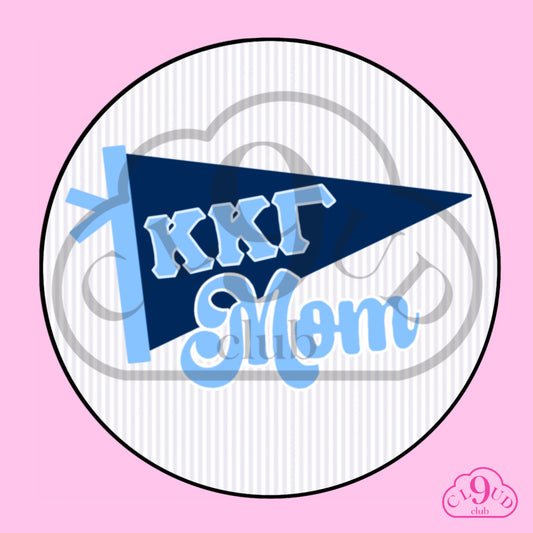 ΚΚΓ mom flag button