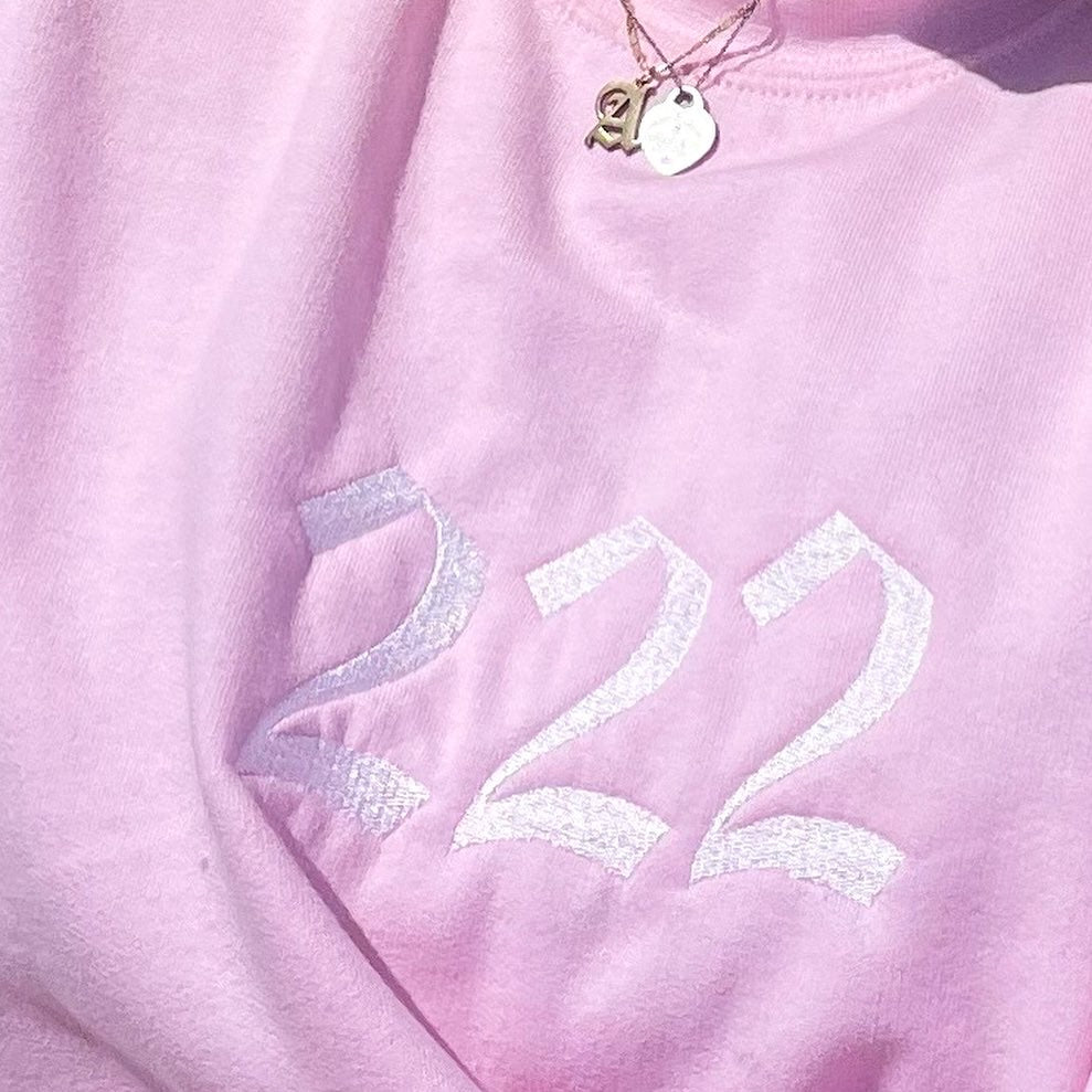 light pink angel number crew